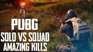 Solo vs squad | Pubg mobile | highest kills gameplay