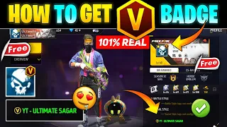 How To Get V Badge In Free Fire || V Badge Kaise Le || Free Fire V Badge Kaise Milega | V Badge Code