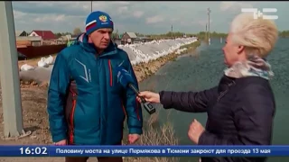 В Абатском районе 7 сел и деревень отрезаны большой водой