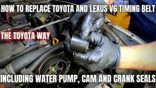 Toyota Mechanic Shows How to Replace Toyota v6 Timing Belts Like a Pro