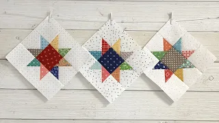 Sew Your Stash Series #10 - Criss-Cross Star Quilt Block!!