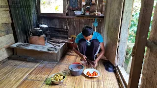 Jengkol Beweh Menggoda Selera, Masak Simple, Sarapan Pagi Dikebun