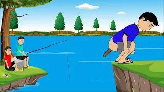 Gagal Mancing  Terbaru Vs Gagal Berenang |  Kartun Lucu - Funny Cartoon  Part `1