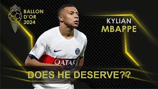 BALLON D'OR 2024 - KYLIAN MBAPPE IS THE BEST SO FAR