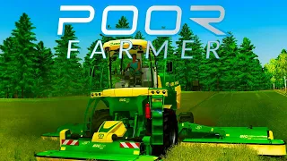 Poor Farmer #26 | GRAS. Mähen mit dem Krone BIG M - Landwirtschafts Simulator 22