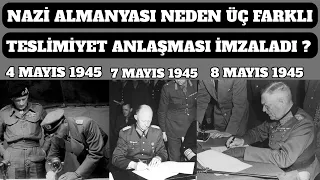 Nazi Almanyası Neden Üç Farklı Teslimiyet Anlaşması İmzaladı ? 2.dünya savaşı tarihi