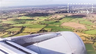 Scenic approach and landing | Lufthansa Airbus A319 | Birmingham (BHX/EGBB)