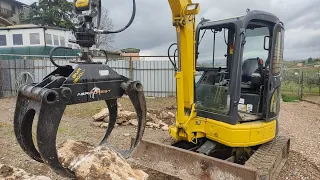 Assembliamo la pinza per il miniescavatore komatsu PC 35