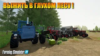 ✔ВЫЖИТЬ В ГЛУХОМ ЛЕСУ Farming simulator 22 - ничейная земля №2