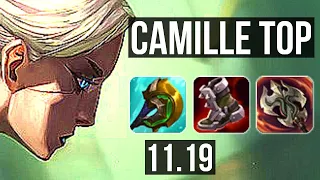 CAMILLE vs SION (TOP) | 3.0M mastery, 1300+ games, 13/3/5, Dominating | NA Master | v11.19