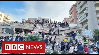 Major earthquake strikes Turkish coast and Greek islands - BBC News