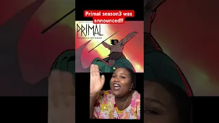 Primal season3 announced by genndy Tartakovsky!