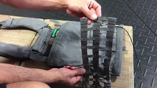 How to adjust a 511 vest back section