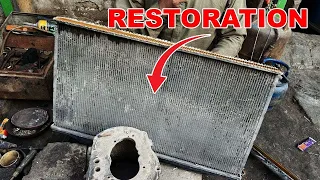 Amazing Technique of restoration radiator  {Radiator Repairing and Restoration}   Skilled Worker