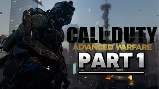 CALL OF DUTY ADVANCED WARFARE  PC Gameplay Walkthrough Part 1-No Commentary                 4K 60FPS