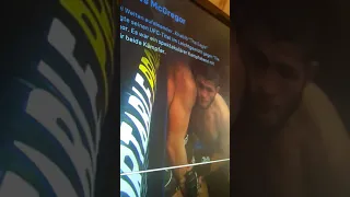 Conor McGregor says "Only Kisses" to Khabib Nurmagomedov at UFC 229 !!