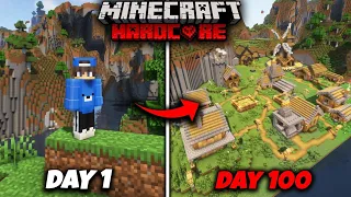 I Survived 100 Days In Amplified World In Minecraft Hardcore