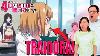 NO me lo ESPERABA la verdad 😨| Classroom of the Elite T2 CAP 4 |REACCION