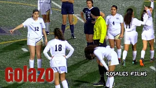 Soccer Player Flips Everyone Off - Red Card Madison vs Morse High Girls Varsity Soccer