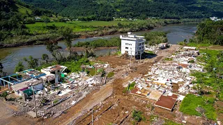 BAIRROS INTEIROS ABANDONADOS 4 MESES APÓS A MAIOR ENCHENTE DO RIO GRANDE DO SUL