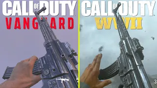 Call of Duty Vanguard vs Call of Duty WWII Weapons Sound  / Shooting and Reload Animation Comparison