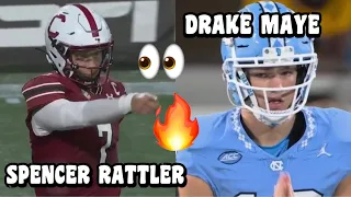 Spencer Rattler Vs Drake Maye highlights 👀🔥 2023 North Carolina Vs South Carolina highlights