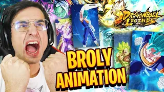 BROLY ANIMATION per LA LEGENDS LIMITED del KING su DRAGON BALL LEGENDS