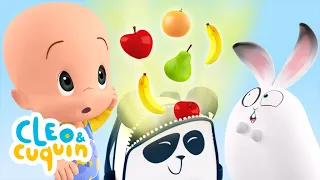 Cuquín's magic fruits 🍎🍐🍌 Learn the fruits with Cuquin and Ghost