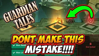 Guardian Tales, Don't Make This Mistake in Guardian Tales