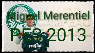 Face Miguel Merentiel (Palmeiras-Uruguai) Pes 2013