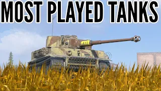 The most played tanks in Blitz - April edition