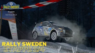 DIE RALLY SWEDEN GEHT WEITER | EA SPORTS WRC | Etappe 2/4 | Ford Fiesta Rally3 | Xbox Series X