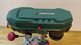 PARKSIDE PTBM 400 - UNBOXING - TEST - Bench Drill -Tischbohrmaschine 4K