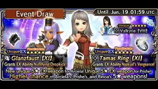 Dissidia Final Fantasy: Opera Omnia - Arciela & Prishe EX o(^▽^)o Event Draw