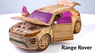 Range Rover Evoque 2020 ASMR Woodworking, DIY Car Model by Awesome Woodcraft