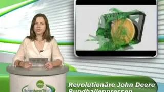 Rundballenpresse John Deere - bei BayerAgrarTV