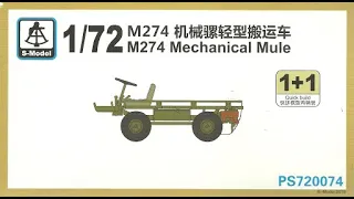 Unboxing S-Model's Mechanical Mule (Vietnam War) in 1/72 Scale