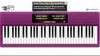 Virtual Piano - Someone Like You by Adele