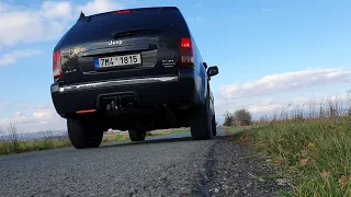 Jeep Grand Cherokee WK 5.7 HEMI V8 sound straight pipe