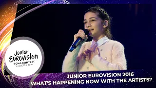 Junior Eurovision 2016 | What's happening now with the artists?