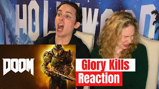 Doom 2016 First and Third Person Glory Kills Reaction