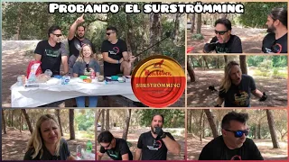 probando el Surströmming o arenque fermentado 🤢🤮🤢