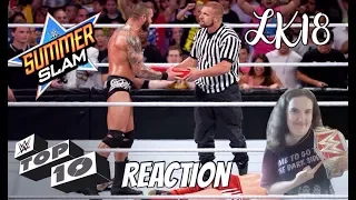 LK18 - #WWE Top 10 - Greatest #Summerslam endings Reaction