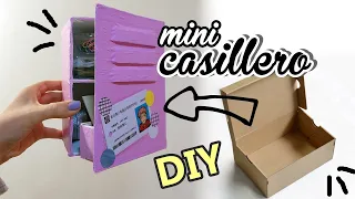 haz un MINI CASILLERO | organizador de escritorio | DIY | manualidades anime otaku