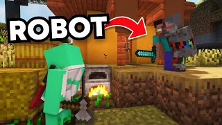 Minecraft Survivalist VS AI Hunter