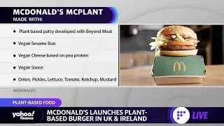 McDonald’s launches 'McPlant' plant-based burger in the UK & Ireland