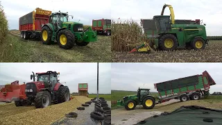 Mais hakselen en inkuilen - Loonbedrijf Engberts en Beverdam Machinery met John Deere 7400 (2022)