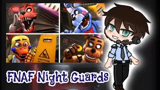 FNaF Night Guards React to Animatronics Fight [Diner vs Christmas Animatronics]