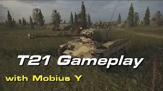 T21 Gameplay - WORLD OF TANKS CONSOLE