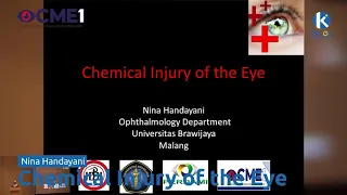 CHEMICAL INJURY OF THE EYE WEBINAR CME